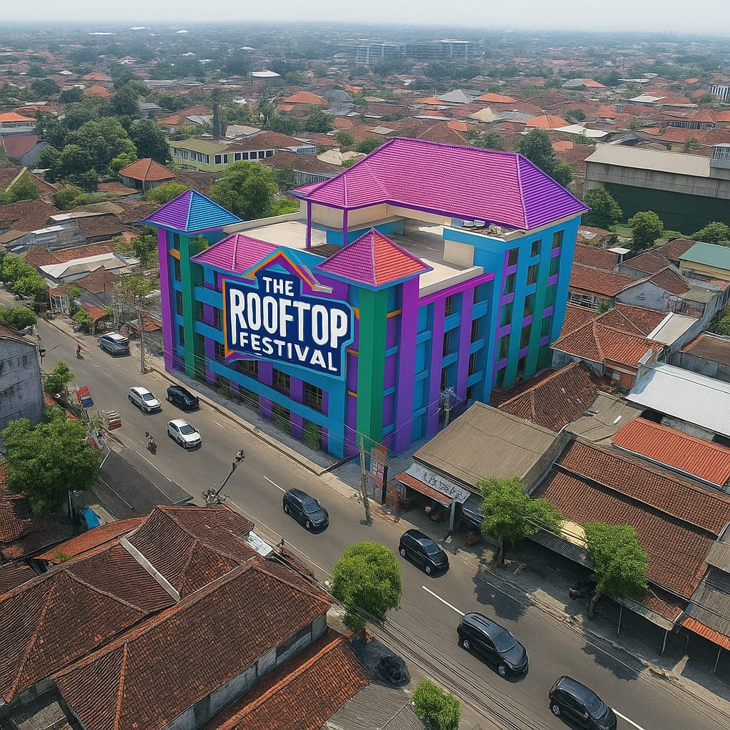 The Rooftop Festival: Hajatan Lintas Komunitas di Rooftop Pasar Prawirotaman